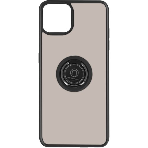 AVIZAR Ovitek za iPhone 13 Mini, odporen proti udarcem, z držalom za prstan in trdo zadnjo stranjo z ucinkom dima - crn, (20717936) Cene