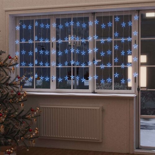 vidaXL LED zavesa z zvezdicami 500 LED lučk modra 8 funkcij Cene