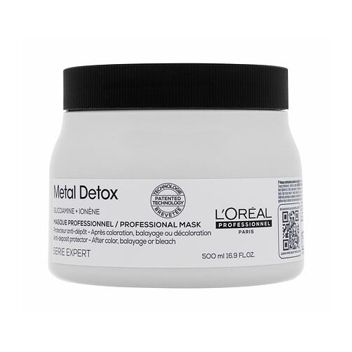 L´Oréal Paris Série expert metal detox maska za globinsko nego las po barvanju 500 ml Cene