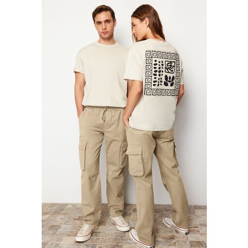 Trendyol stone unisex regular fit cargo pocket trousers Slike