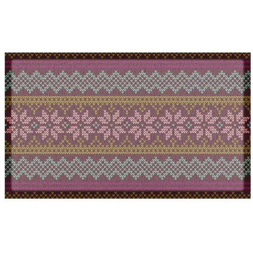 Artsy Doormats Predpražnik iz reciklirane plastike 40x70 cm Fair Isle &amp;ndash; Slike