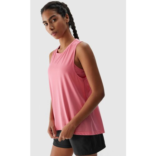 4f Women's sports top made of recycled materials - coral Cene