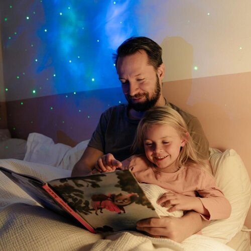 Retlux LED dečiji projektor 230V astronaut 12,5 cm + daljinski upravljač Slike
