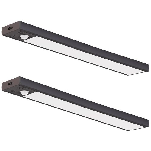  komplet 2x punjiva led rasveta za name&amp;scaron;taj sa senzorom viro LED/1,2W/800 mah 30cm cct crna Slike
