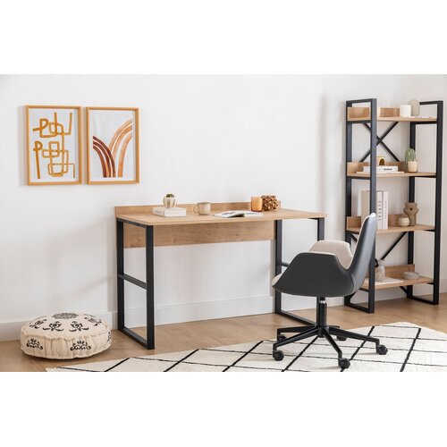 Hanah home Radni sto 120x75x60cm Hrast Slike