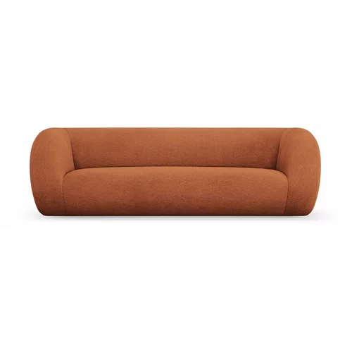 Cosmopolitan Design Narančasta sofa od bouclé tkanine 230 cm Essen –