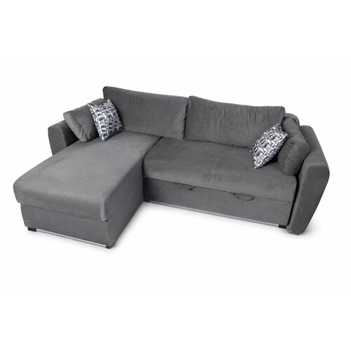 EuroAF Ugaona garnitura Stilo, 200x150 cm, Siva Cene