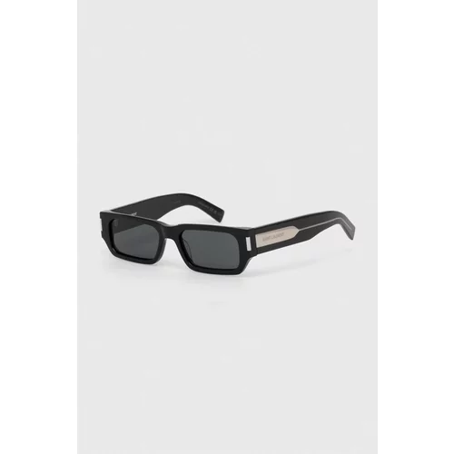 Saint Laurent Sončna očala črna barva, SL 660