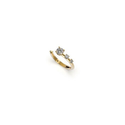 Guess Ženski sunburst zlatni prsten od hirurškog Čelika 54mm ( jubr01408jwyg54 ) Slike