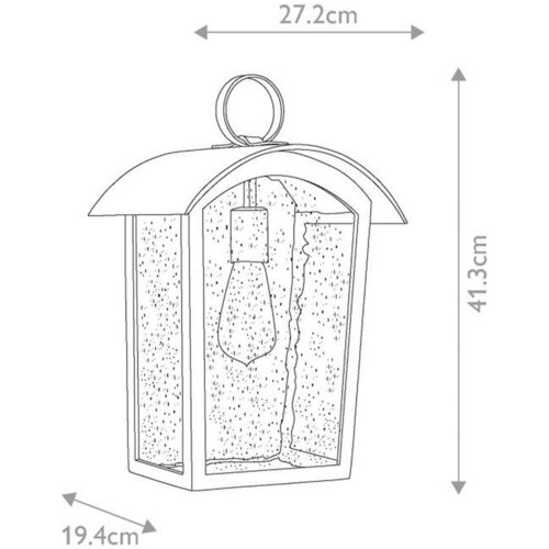 Elstead Lighting ZUNANJA STENSKA SVETILKA Hodges 27.2/41.3/19.4 cm Slike