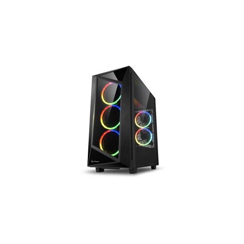  Kući&scaron;te SHARKOON gaming, rev200, RGB, ATX, ventilator 5&times;120 mm Cijene
