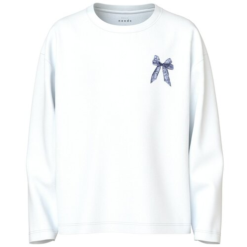 Name it majica DR 13234709 NKFVEEN LS RLX TOP D bela 122/128 Slike
