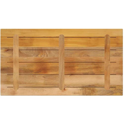  Stolna ploča 110x60x2 5 cm pravokutna masivno grubo drvo manga Slike