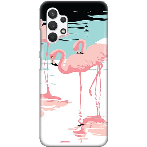  Maska silikonska print za samsung A325F galaxy A32 4G pink flamingos Cene