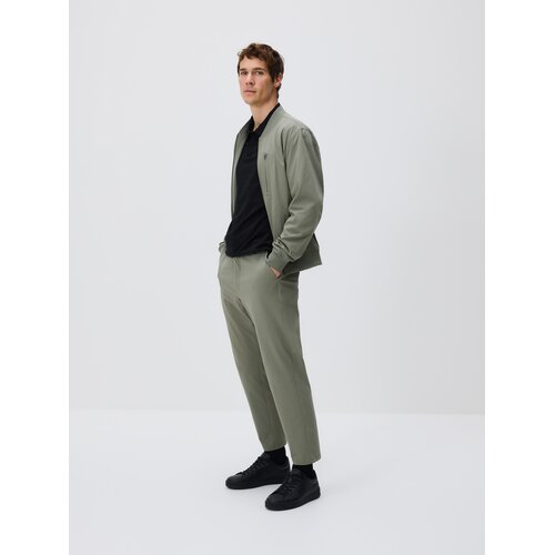 Reserved Chino slim fit hlače - boja antracita Cijene