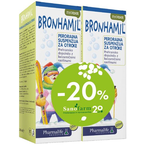 Fitobimbi Bronhamil dvojno pakiranje Cene