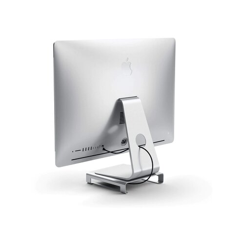 Satechi Aluminum Monitor Stand Hub for iMac, Srebro Slike