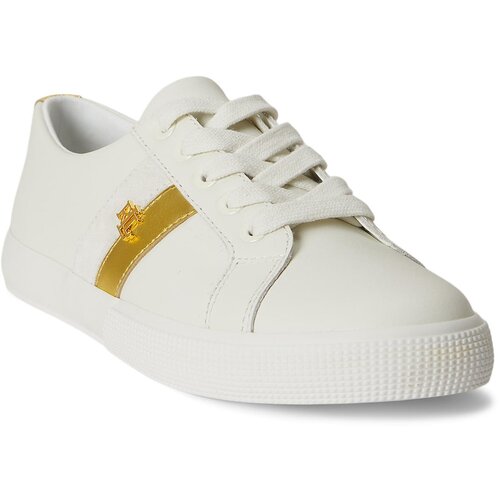 Polo Ralph Lauren Niske tenisice 'JANSON II' zlatna / bijela Cijene