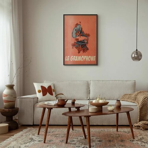  Plakat - Gramophone 60x90 Crni okvir Slike