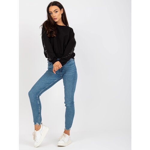 RUE PARIS Sweatshirt-RV-BL-8067.88-black Slike