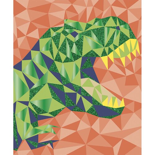 Janod kreativni set za izradu geometrijskih mozaika dinosaurs Slike
