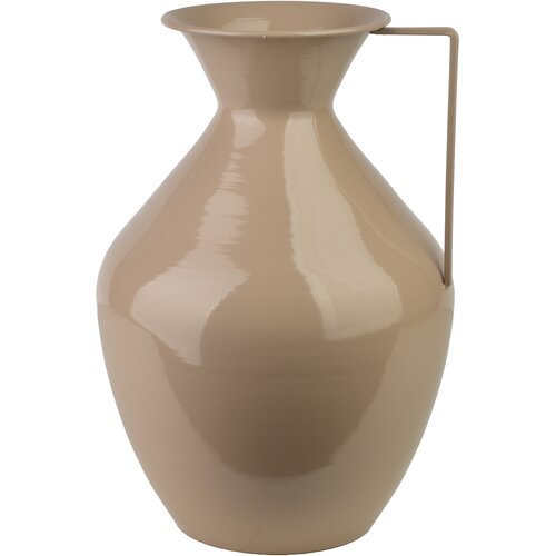 Mondex vaza kovinska Roger 15,7x25x37cm bež 1 kos, (5000299955) Slike