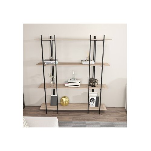 Hanah home polica za knjige moss oak black Cene
