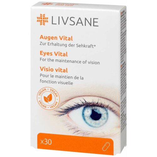 LIVSANE vitamini za oči, 30 kapsula Slike