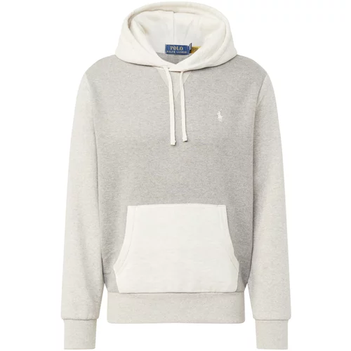 Polo Ralph Lauren Sweater majica svijetlosiva / siva melange / bijela