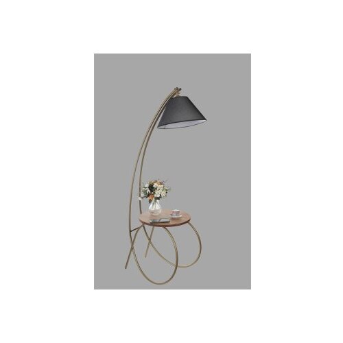 Opviq Podna lampa Guler, 165 cm, E27, Zlatna boja Slike