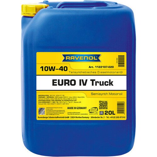 RAVENOL Motorno ulje Euro IV Truck 10W-40, 20 l Cene