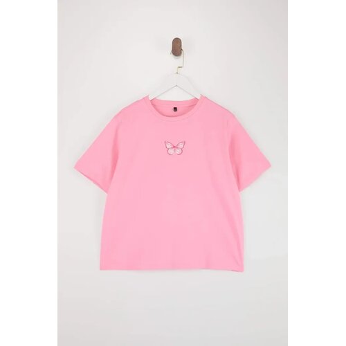 Trendyol Ženska majica Tbbss25Bf00015, Roze Cene