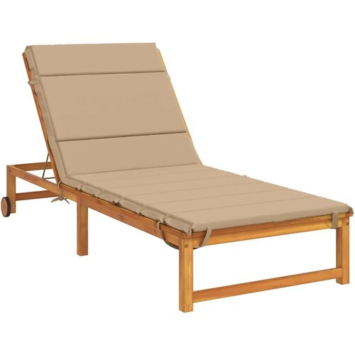  Jastučić za ležaljku GEMERT 100% poliester Pijesak - Pijesak 200 x 90 x 3 cm Melange Slike