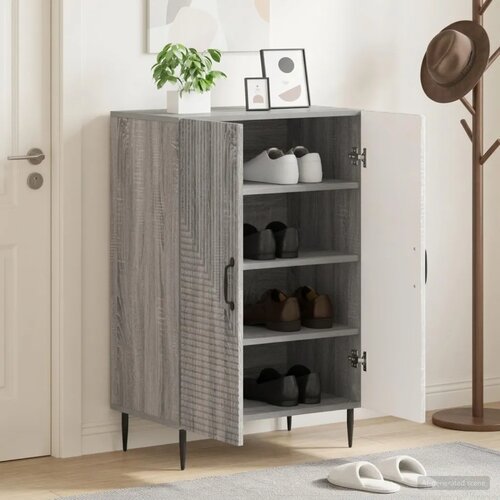  Ormar za cipele HAARLEM 59 5 x 39 5 x 89 5 cm Konstruirano drvo - Siva Sonoma Cijene