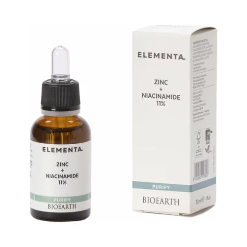 Bioearth ELEMENTA PURIFY cink + niacinamid 11% - 30 ml