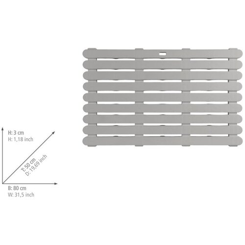 Wenko Bež plastična kopalni&amp;scaron;ka preproga 50x80 cm &amp;ndash; Slike