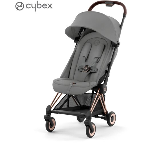 Cybex ki&amp;scaron;obran kolica Coya Platinum mirage grey, dark grey/ rosegold 522004255 Slike