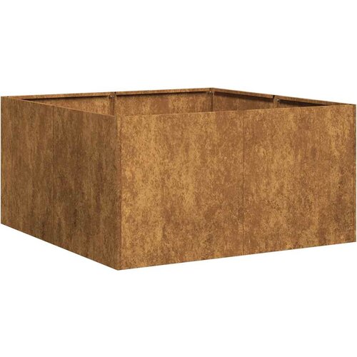 Maison Chic Cvetlični Lonec - Cvetlično korito Rusty 80x80x40 cm Vremensko odporno jeklo, (21789151) Cene