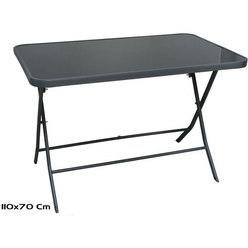  Sklopivi stakleni sto Erik/ 110 x 70 x 72 cm Slike
