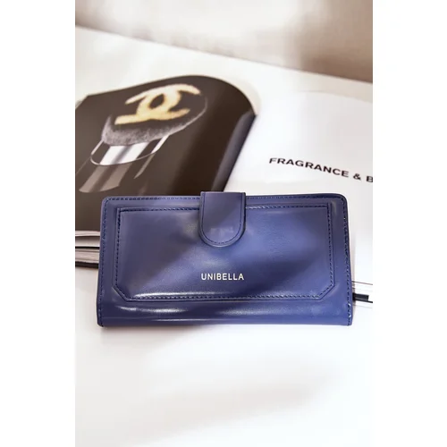  Women's Wallet Made Of Eco Leather Dark Blue Kalinessa