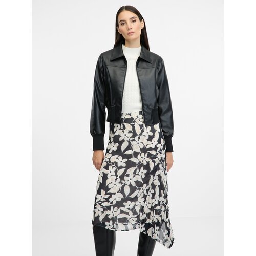 Orsay Black women's leather jacket - Women's Cene