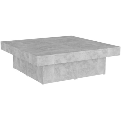  Stolić za kavu boja betona 90 x 90 x 28 cm konstruirano drvo Slike