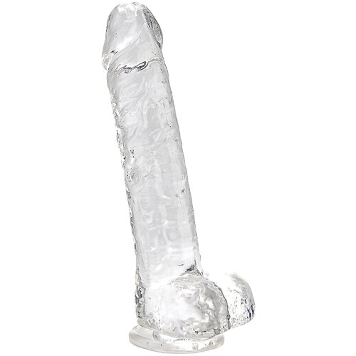 Loving Joy 2024 Dildo Loving Joy With Balls Clear 8'' Cene