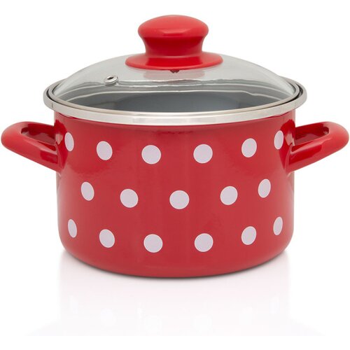 Metalac Lonac Red Dots duboka, 16cm 2l Cijene