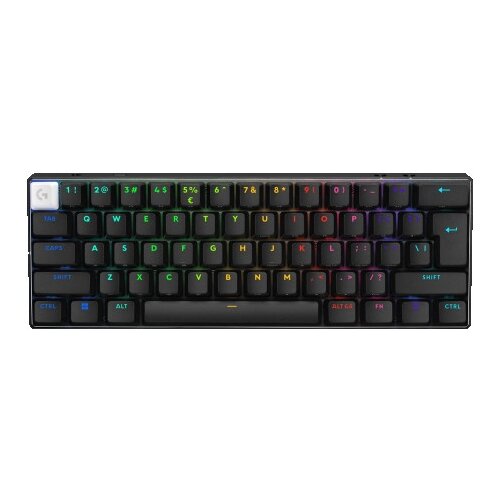 Logitech bežična tastatura Pro X 60 Lightspeed RGB, 60%, taktilni Gk optički prekidač, s Bluetoothom Slike