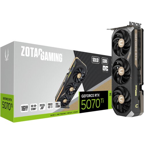 Zotac Grafična kartica nVidia RTX5070Ti Solid - 16GB GDDR7 (ZT-B50710J2-10P), (22108045) Slike