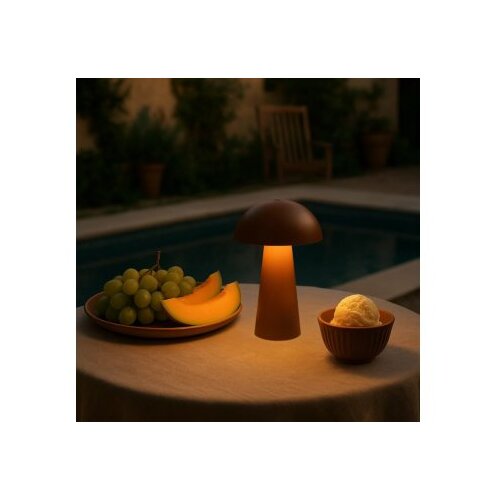 Rabalux Punjiva stona lampa Mireo, IP44, Dimabilna na touch LED 1.5W, 3000K, 20cm, Braon Cene