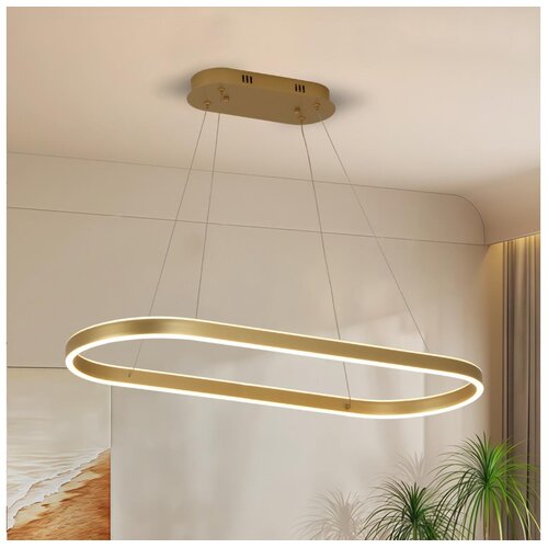  Brilagi - LED luster na sajli PONDIE LED/44W/230V 80x30 cm zlatni Cene