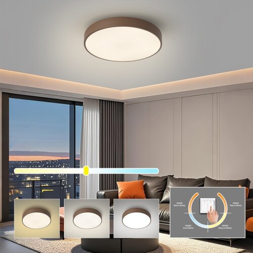  Brilagi - LED stropno svetlo POOL LED/48W/230V 3000/4000/6000K 40 cm braon Slike