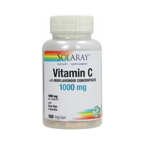 Solaray vitamin C 1000mg - 100 veg. kapsul